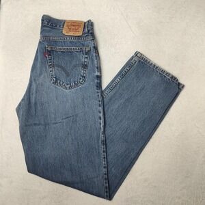 Vintage Levis 560 Jeans Mens 34x36 Blue Comfort Relaxed Y2K Light Denim Classic